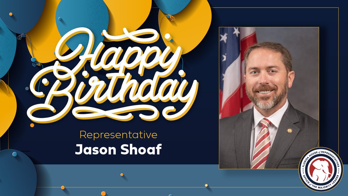 Happy birthday Representative <a href="/JasonShoafFL/">Jason Shoaf</a>!