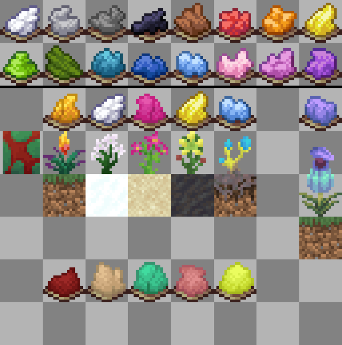 TigerKing1510's tweet photo. Ahora que cambiaron las texturas de los tintes es el mejor momento para añadir tintes nuevos. De paso aprovechar los cuadros elementales
#Minecraft #Pixelart #Tintes #Cuadros #Pinturas https://t.co/DeRkSS9YT1