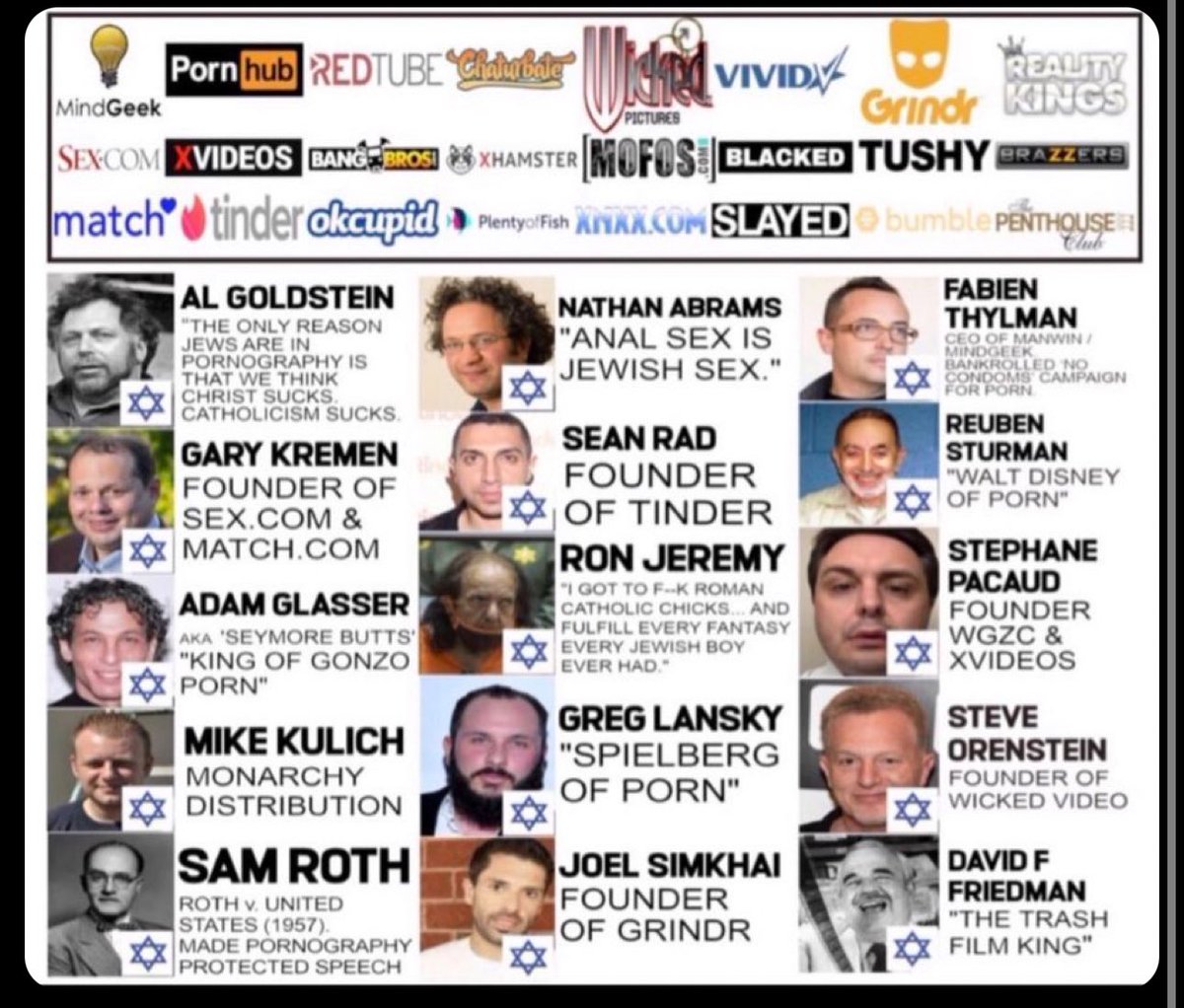 Here are some of the people that Tucker Carlson thinks are more of a threat to the USA than Iran.

P.S. Facts ≠ Hate speech.