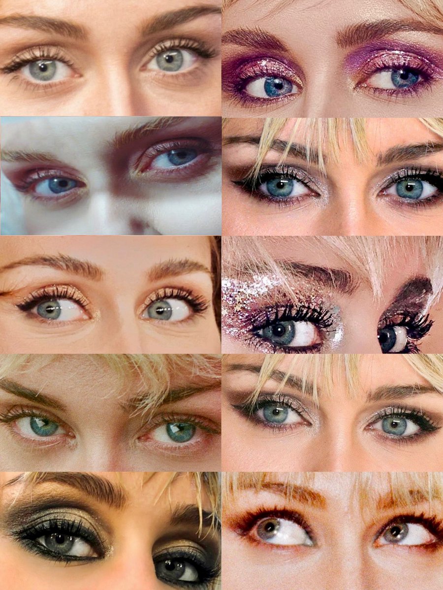 Miley Cyrus has the most beautiful eyes in the world