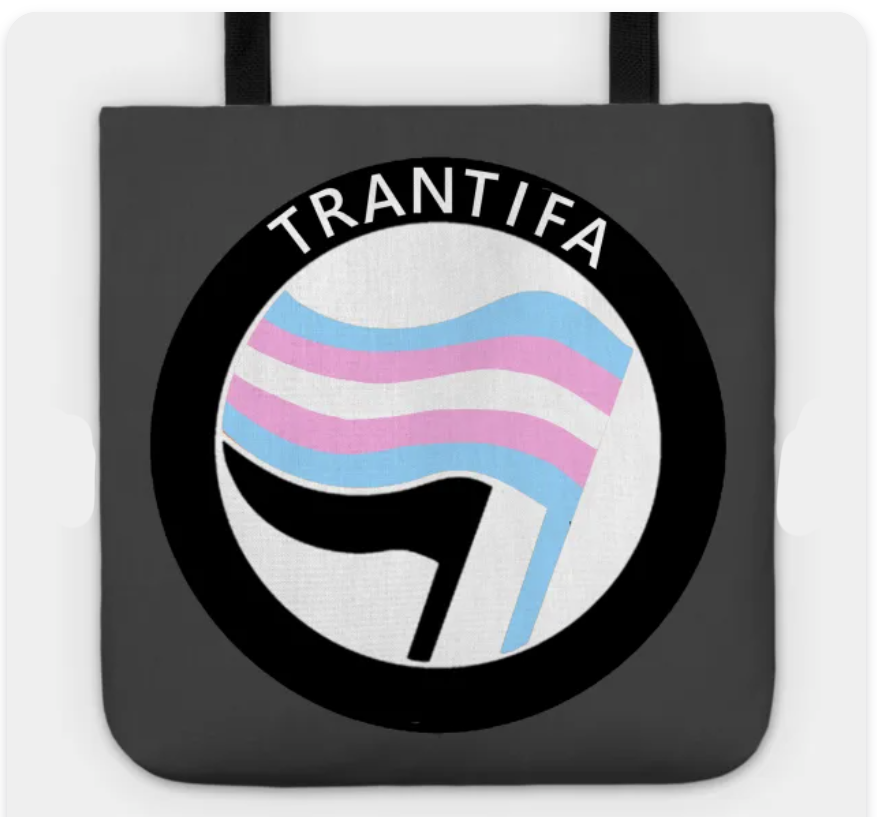 AssignedMale's tweet photo. In case you needed some comic relief, I turned the "Transgender Ideology Violent Extremism" slogans and logos into merch -> https://t.co/hyC1sFOhsd https://t.co/1640cIxihE