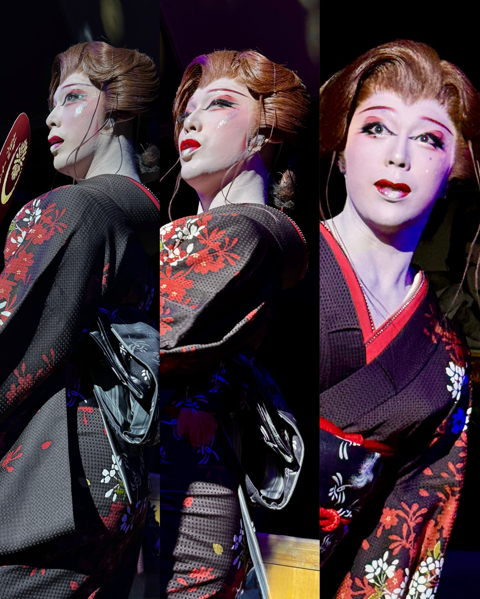 P 大衆演劇　かつら　夜会 大衆演劇 女形 夜会風 かつら - メルカリ