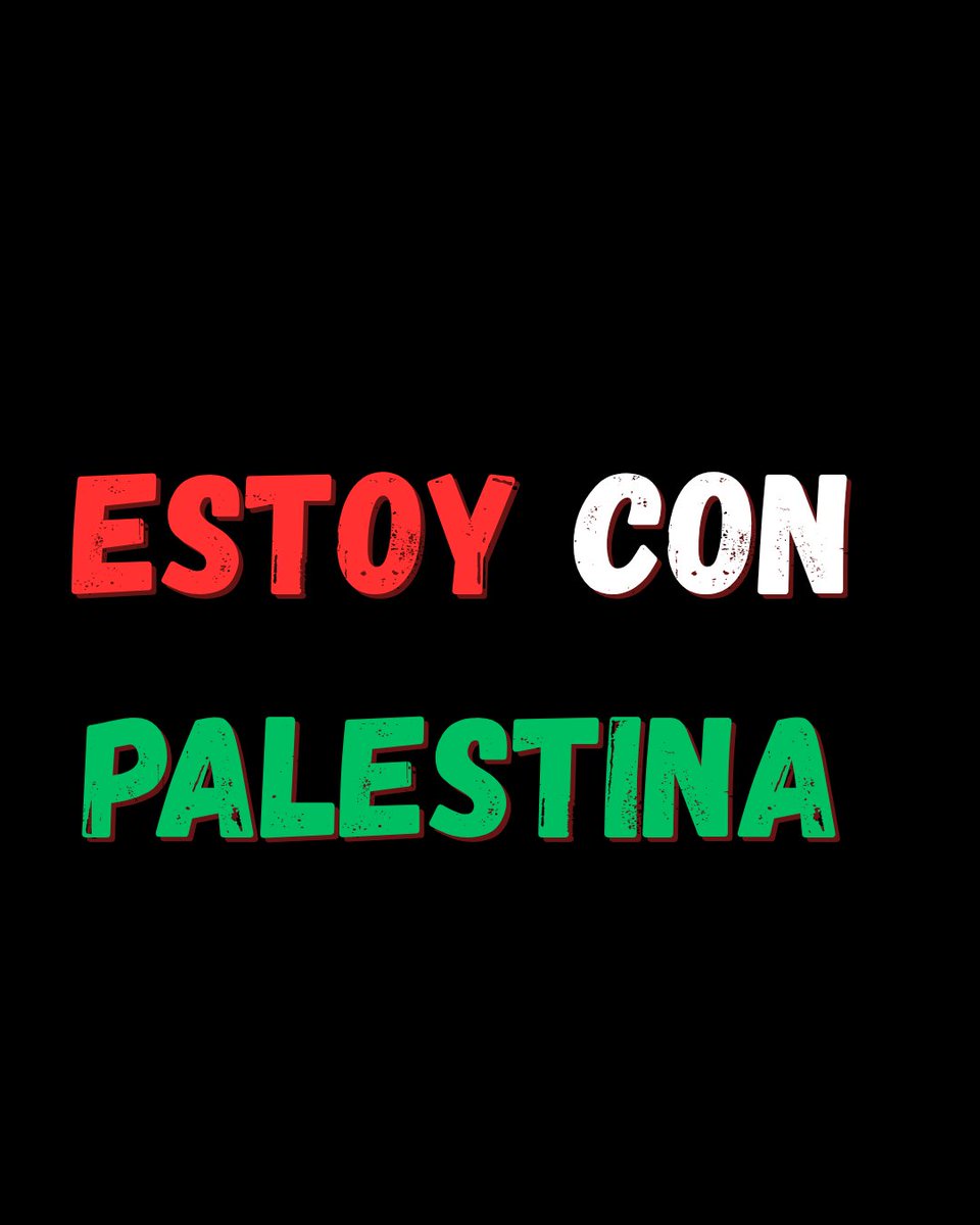 Con todo mi corazón y toda la razón.
#PalestinaLibre