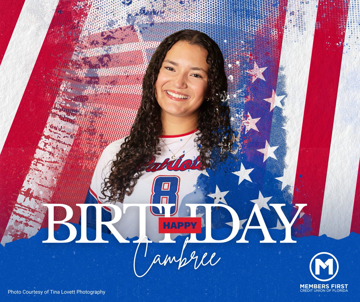 🎂 Happy Birthday, Cambree! 🏐

Your #PacePatriotsVolleyball family is cheering loud for you today! 

Please join us in wishing Cambree a day filled with joy, laughter, and lots of aces! 💥

Keep shining on and off the court!