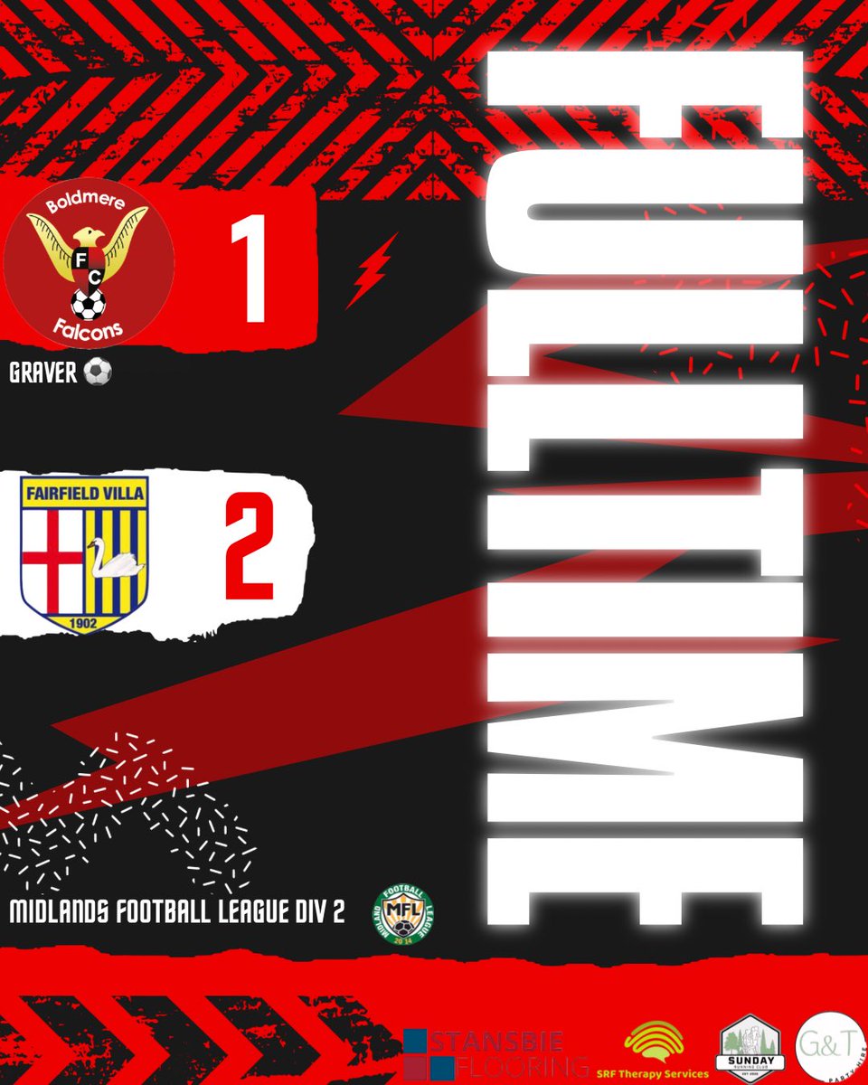 FalconsBoldmere's tweet image. 𝐅𝐮𝐥𝐥 𝐓𝐢𝐦𝐞..

🔴⚫️🦅1️⃣-2️⃣🦢🟡🔵

Poor poor poor performance which leads to Fairfield taking the 3 points. 

Good luck to @FairfieldVilla for the rest of the season.

#UTB ❤️🖤