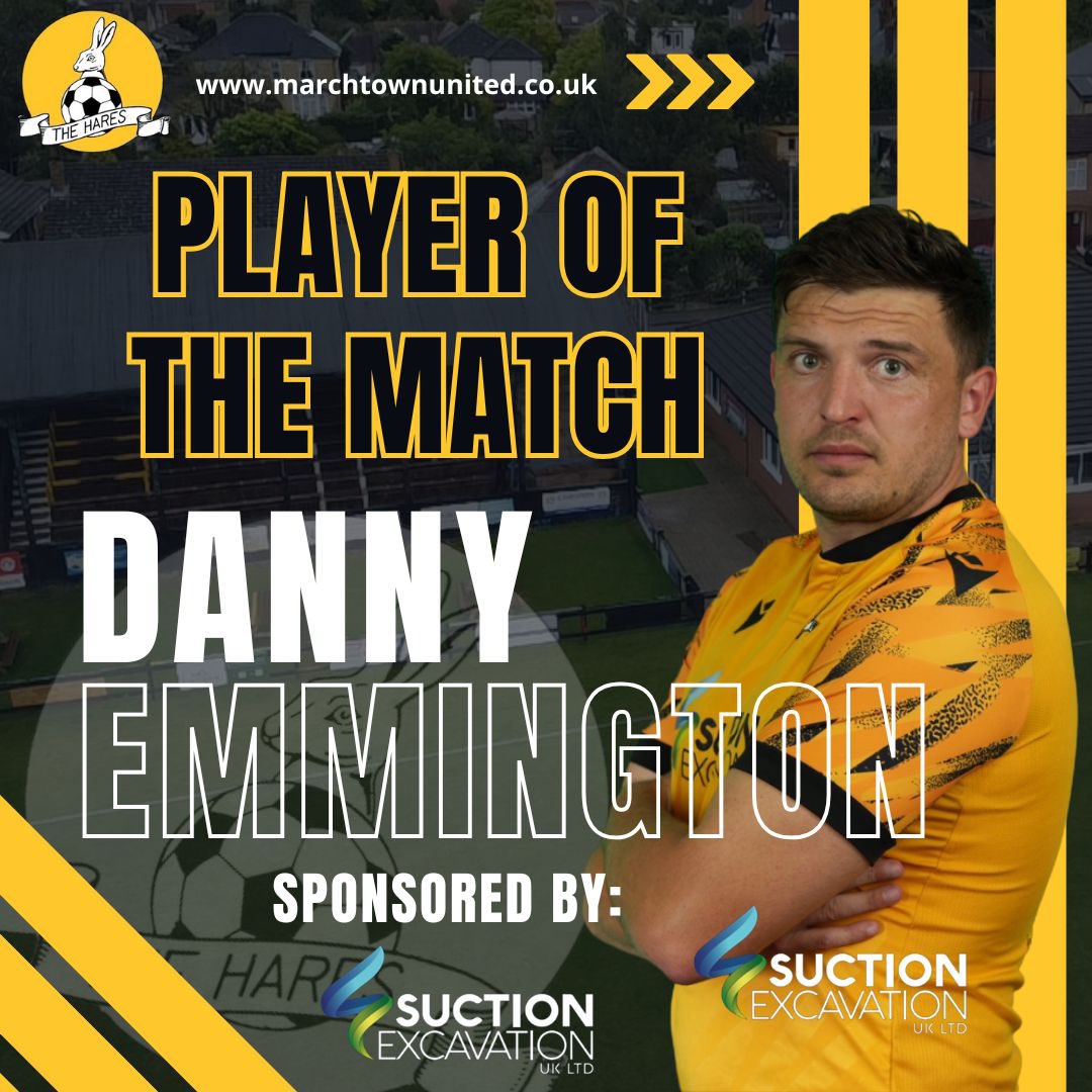Today’s man of the match in our 1-0 win over <a href="/DaventryTownFC/">Daventry Town FC</a> is Danny Emmington