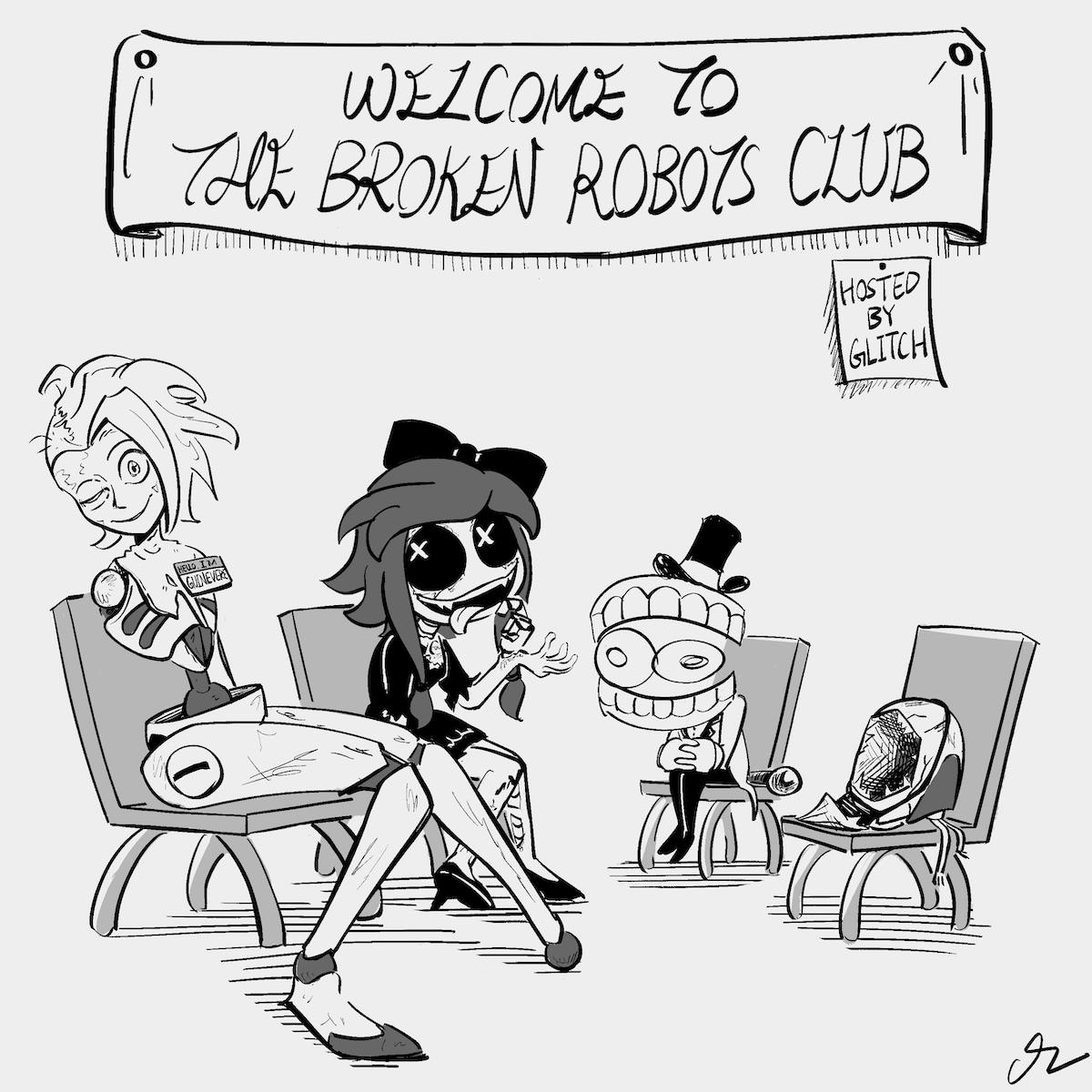 I love how Glitch always puts broken robot characters into their shows.
#KnightsOfGuinevere #glitch