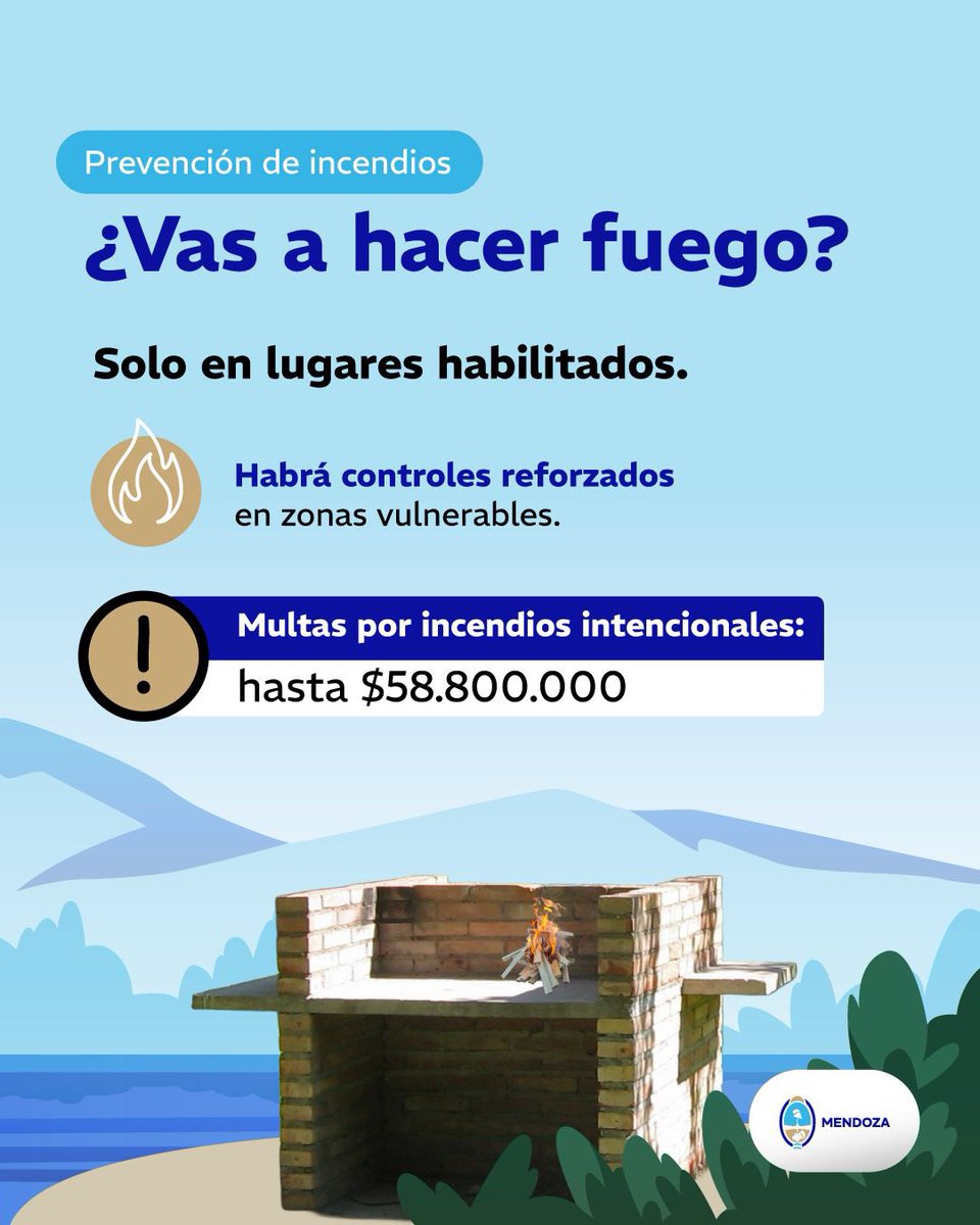 danillav10's tweet photo. Si vas a festejar esta primavera, hacelo con responsabilidad 🌼🎊

Si visitás espejos de agua o áreas naturales, tené en cuenta:

🚤 Usar chaleco salvavidas, cuando corresponda.

🌙 Que la navegación nocturna está prohibida en ríos y embalses. https://t.co/BugNuQWLyN