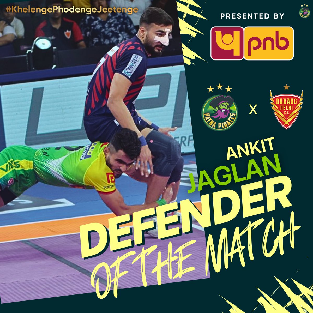 Jaglan ki jabardast performance!#KhelengePhodengeJeetenge #starsports #ProKabaddi #pkl2025 #piratementality #patnapirates #PKLSeason12 #season12