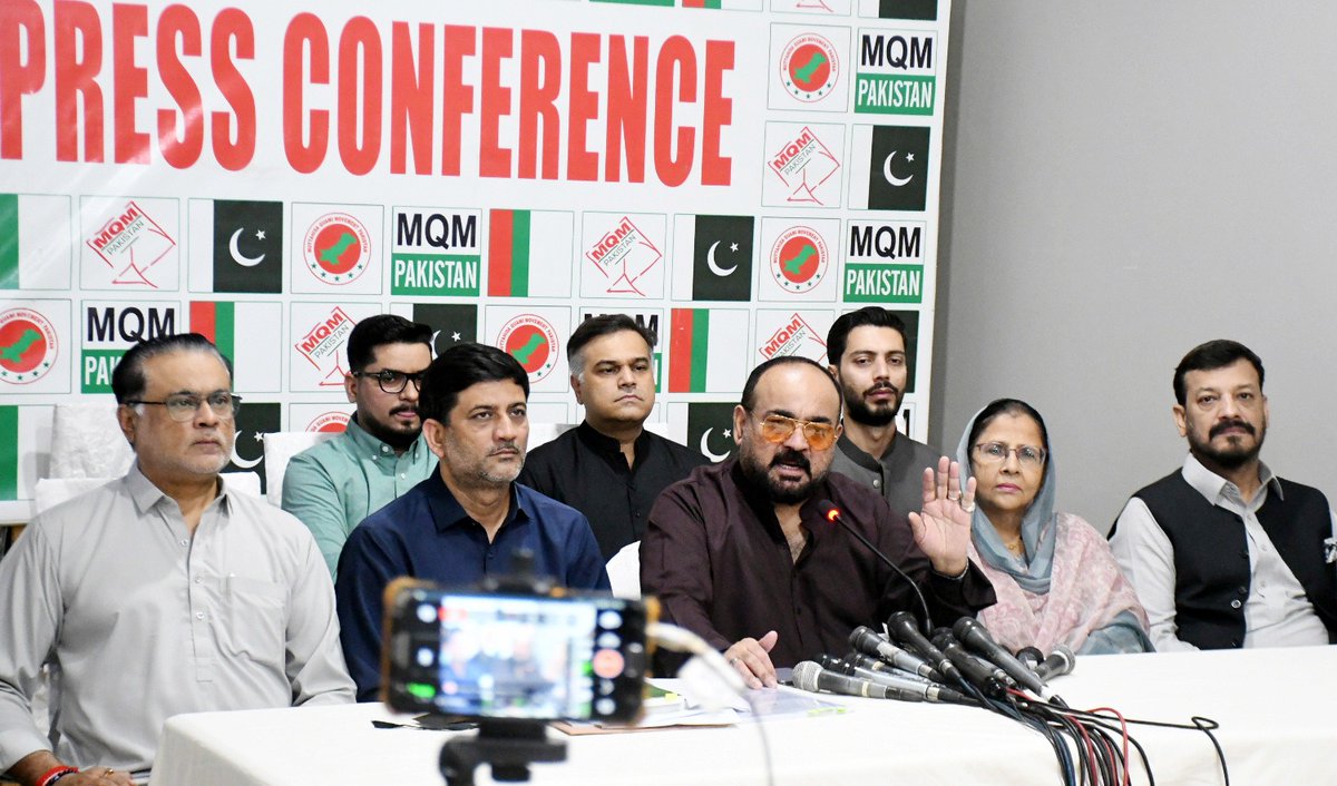 MQMPKOfficial's tweet photo. ایم کیو ایم جلد سندھ ہائی کورٹ سے رجوع کرے گی تاکہ ثابت کیا جا سکے کہ کراچی کے عوام تنہا اور بے سہارا نہیں ہیں بلکہ متحدہ ان کے حقوق کی مضبوط ڈھال ہے۔خواجہ اظہار الحسن
#MQMPakistan #Karachi   #PublicRights #HighCourt #PPPFailure #BadGovernance #Corruption #UrbanSindh https://t.co/NMtUetWwkU