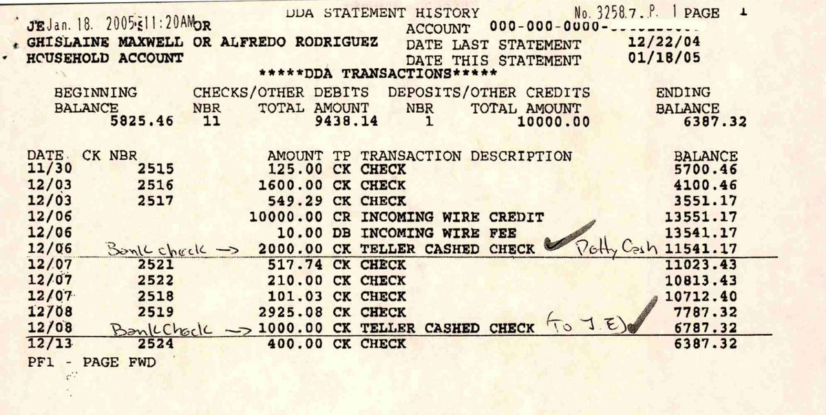 RYP__'s tweet image. Spend some time on the Florida AG site (I wonder if they even know it is there)  and rummage through unredacted  (and some white out and redactions) evidence that clearly shows that Maxwell handled the cash payments for Epstein&apos;s rape of children. sa15.org/wp-content/upl…