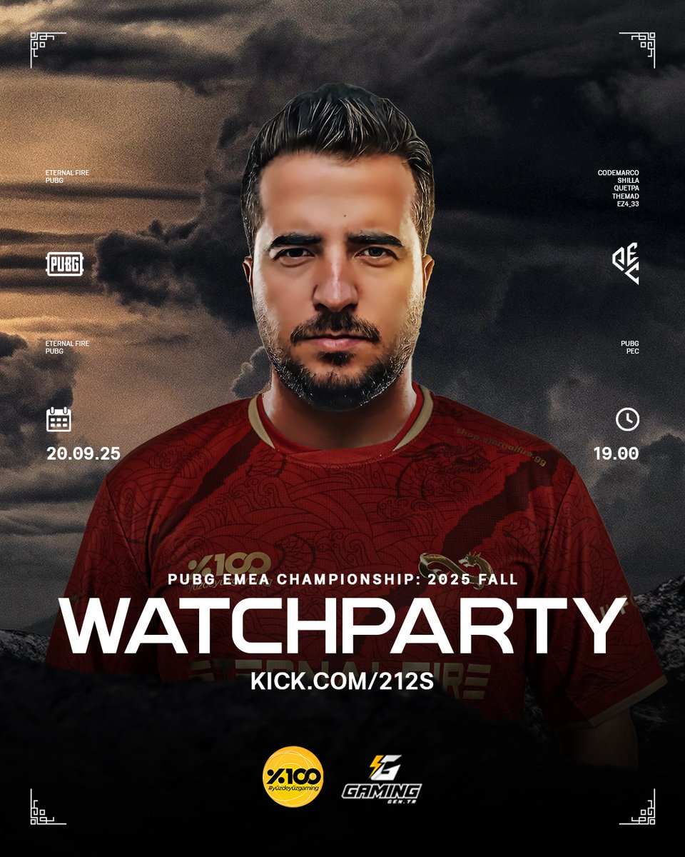 eternalfiregg's tweet image. PEC WATCHPARTY HEYECANI BAŞLADI!

📺 kick.com/212s

#forEF #yüzdeyüzgaming #pecfall