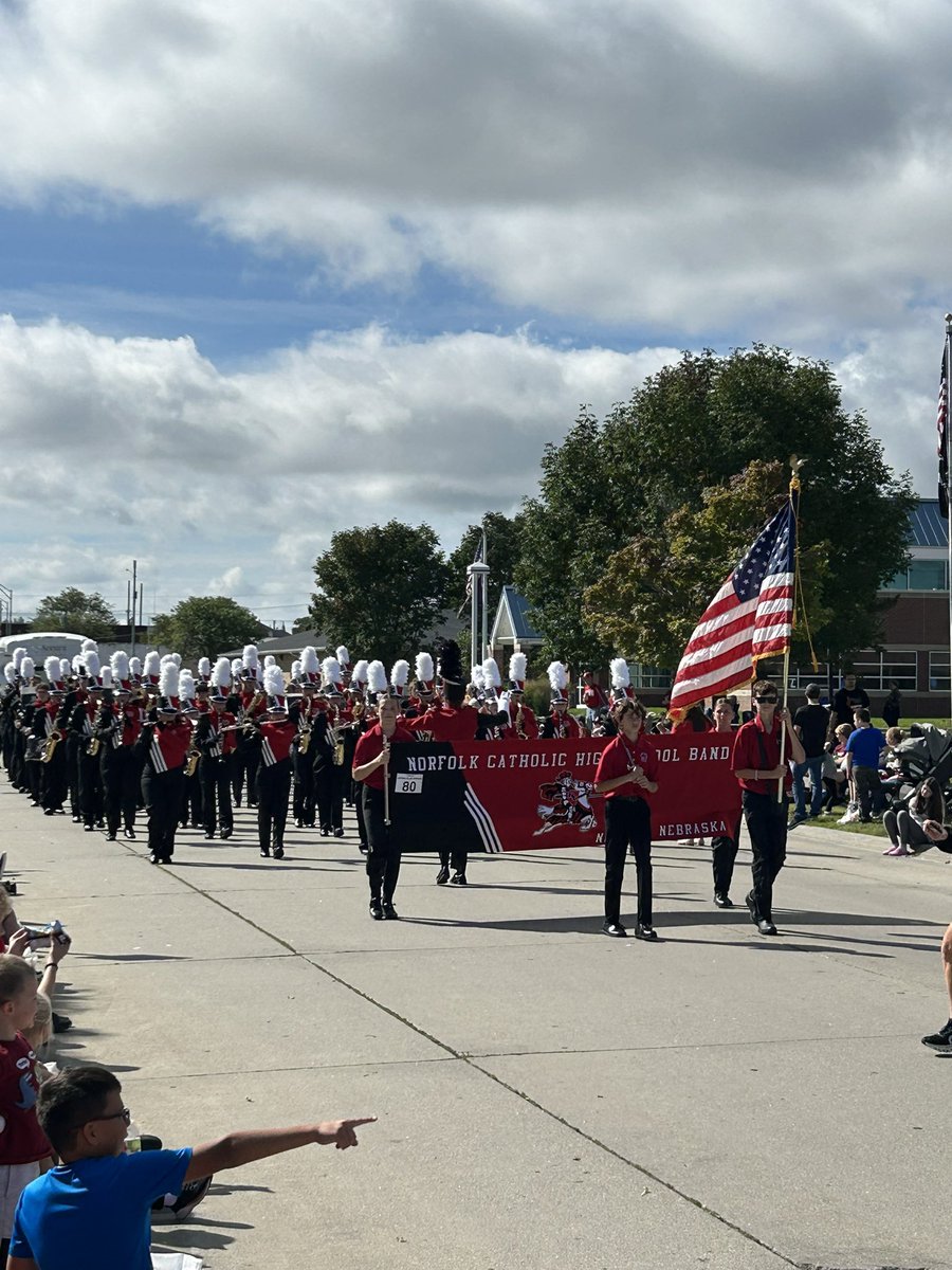 Way to go NC Band!! You sounded awesome in the parade today!!