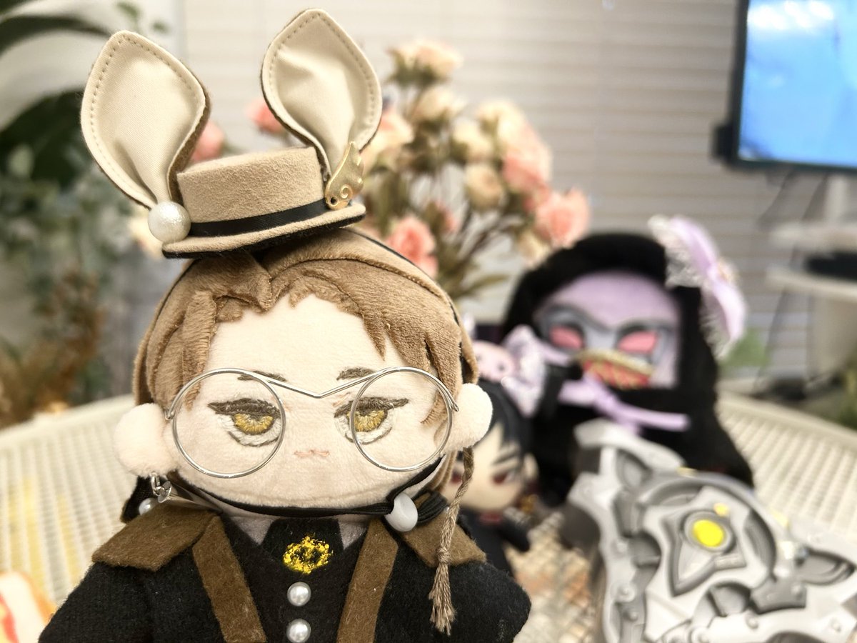 上3兄弟おめかし撮影
 #自作ぬいぐるみ特撮オフ会