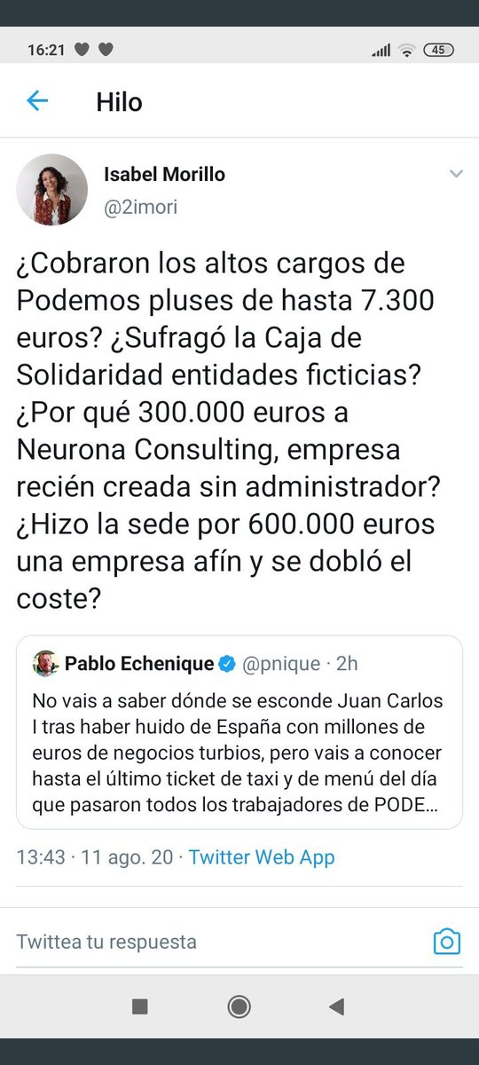 anvila16's tweet photo. @RaulSolisUE @2imori @iuandalucia ¿ La recaudadora de publicidad institucional, pidió perdón por su #Mediafare en plena campaña de #Lawfare contra PODEMOS ? https://t.co/esXS97wPWB