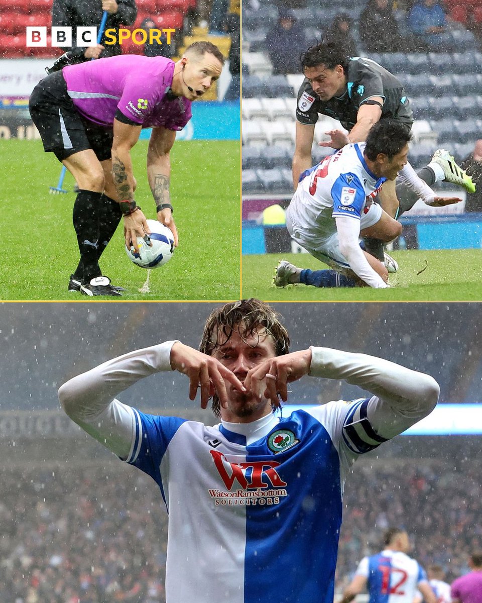 BBCMOTD's tweet image. Blackburn 🆚 Ipswich was suspended in the 80TH MINUTE with Rovers leading 1-0 at Ewood Park 😅