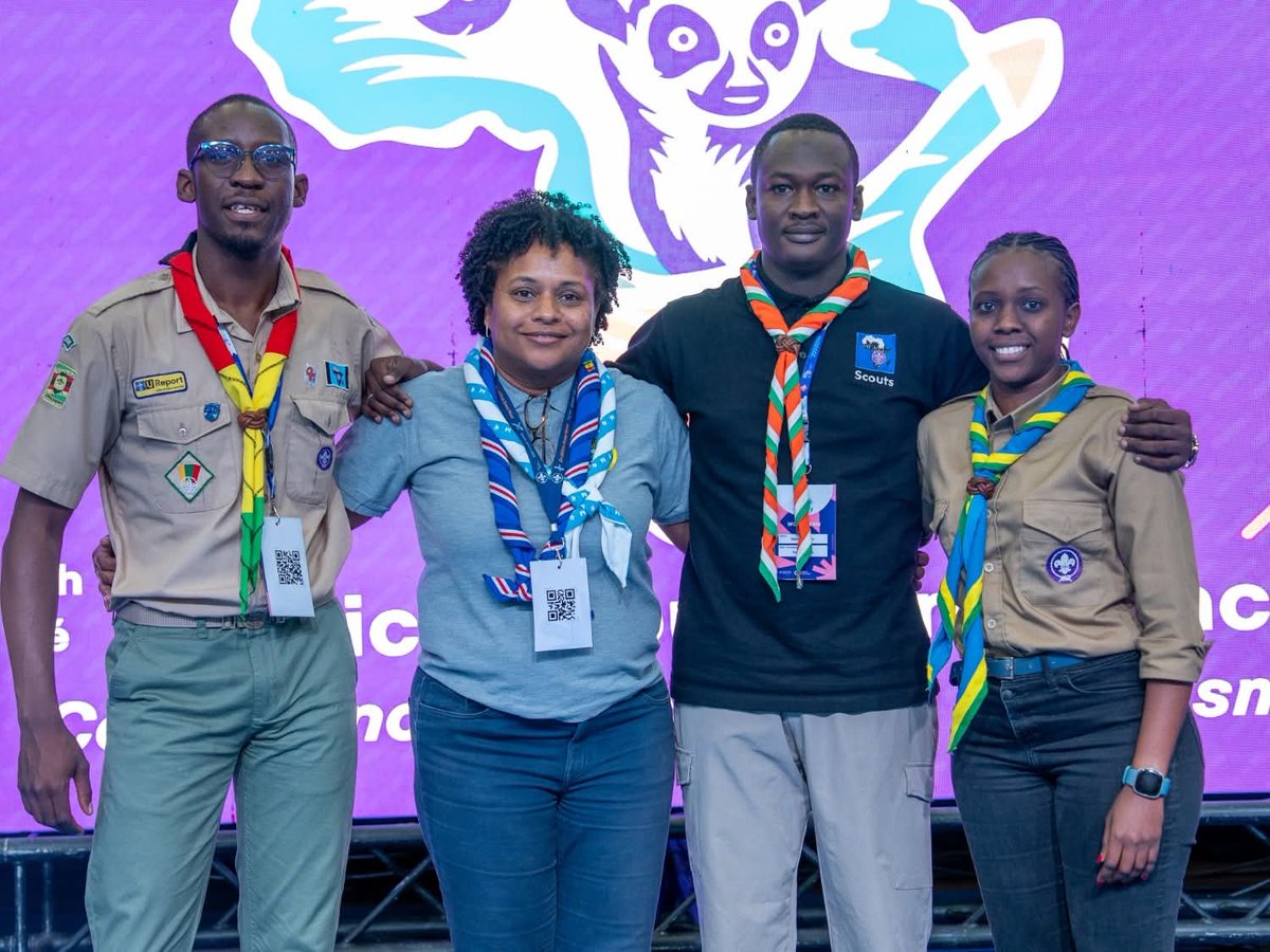 MajestieScoutsR's tweet photo. Our heartfelt congratulations to our Sister @Agahozo4!!! Making it to the Africa Scout Committee is a well-earned milestone, and #TheSisterHood is so proud to see your leadership shine for Scouting in Africa!
#WomenInScouting
#LeadershipFeminin
#RwandaToTheWorld https://t.co/kUzbgRgBXC