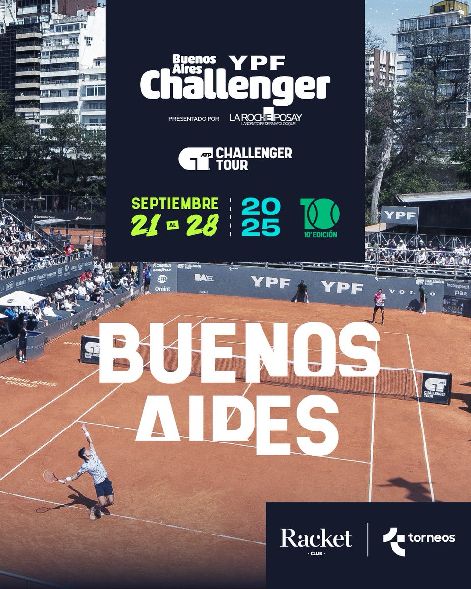 settenisok's tweet photo. 🎾 ¡SORTEO! 🎾
¿Querés vivir la 10° Edición del Challenger de Buenos Aires? 🇦🇷
Sorteamos 2 entradas para el martes 👀

🔹 Para participar:
1️⃣ Seguí nuestra cuenta @settenisok y @ChallengerBA
2️⃣ Reposteá este tweet ♻️ https://t.co/rir77matA9