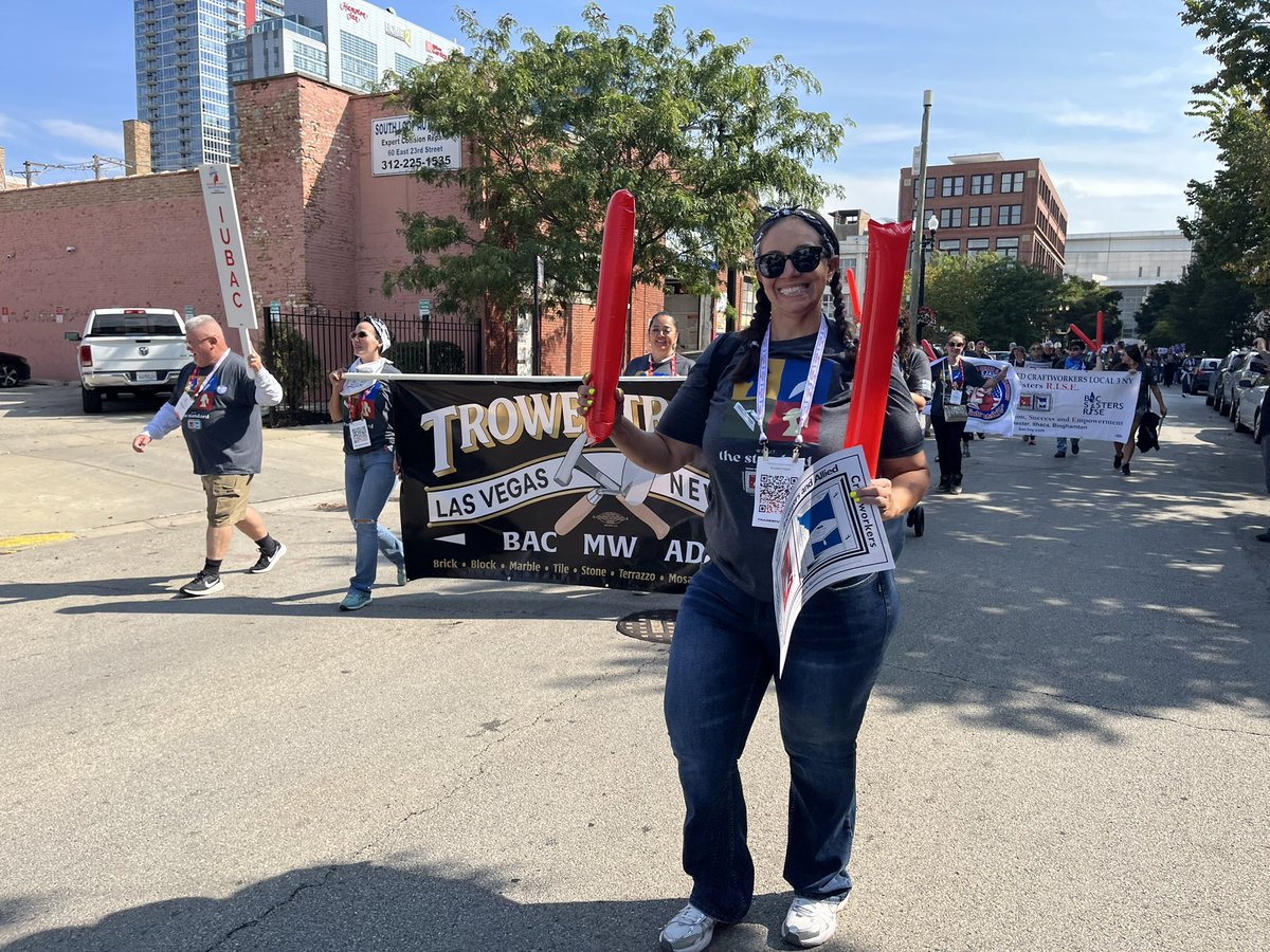 IUBAC's tweet photo. Our sisters representing BAC at the @_TWBN_ in Chicago!
#2025TWBN #TWBN #solidarity #skilledtrades @NABTU https://t.co/Yndc6svJdG