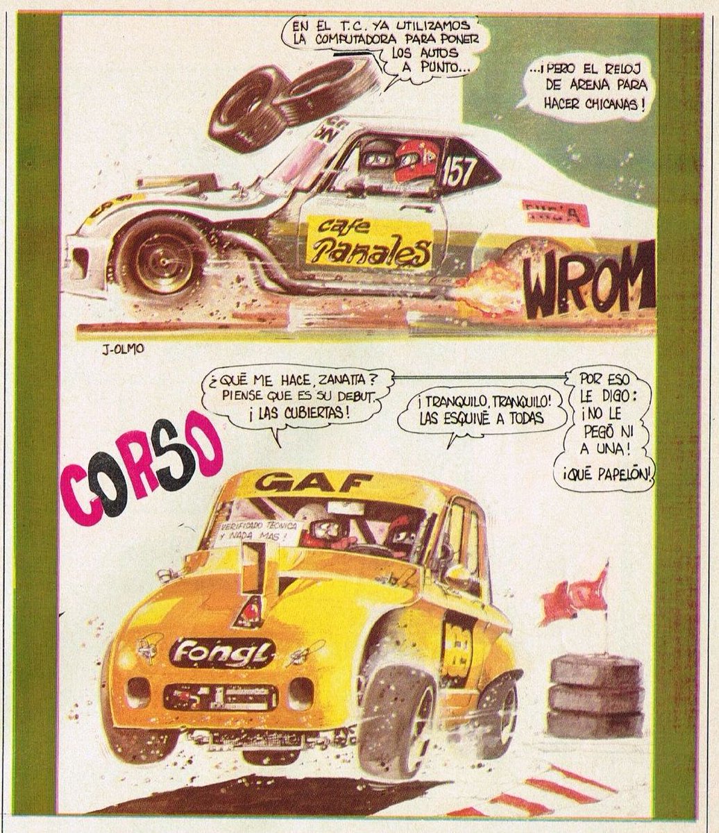 PatoG82's tweet photo. 😬 "Corso" de José Olmo 🎨

#LuisMinervino #PatitaMinervino #JohnnyDeBenedictis #EduardoRamos #RevistaCorsa #JoseOlmo #TurismoCarretera #NueveDeJulio https://t.co/G3cadn1Ju5