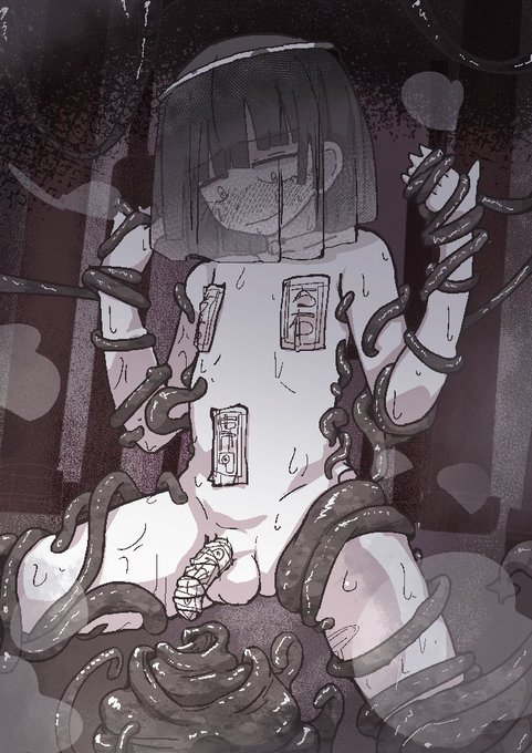 触手の贄にされるおとこのこ 