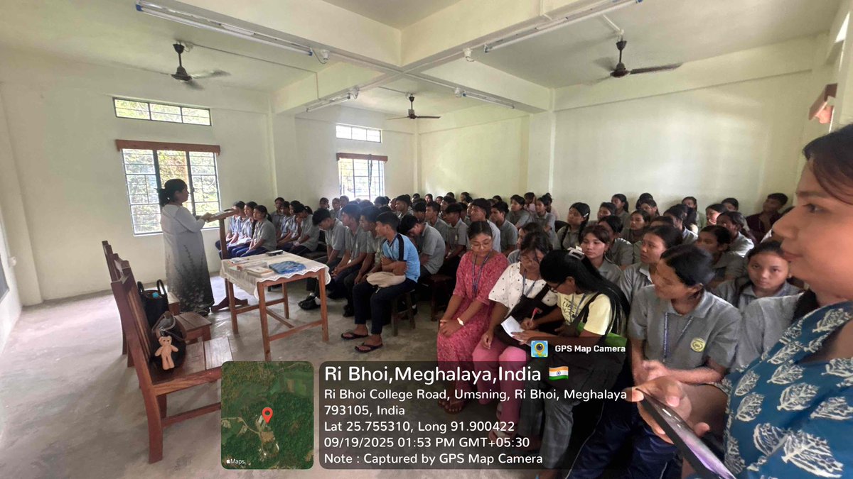 NssRBSC's tweet photo. The NSS unit of Ri bhoi synod college in collaboration with the Blood Centre of Nongpoh Civil Hospital had successfully organised a one day Awareness program on the 19th September 2025 on the importance of Blood Donation. https://t.co/Fj1Oc4zD7X