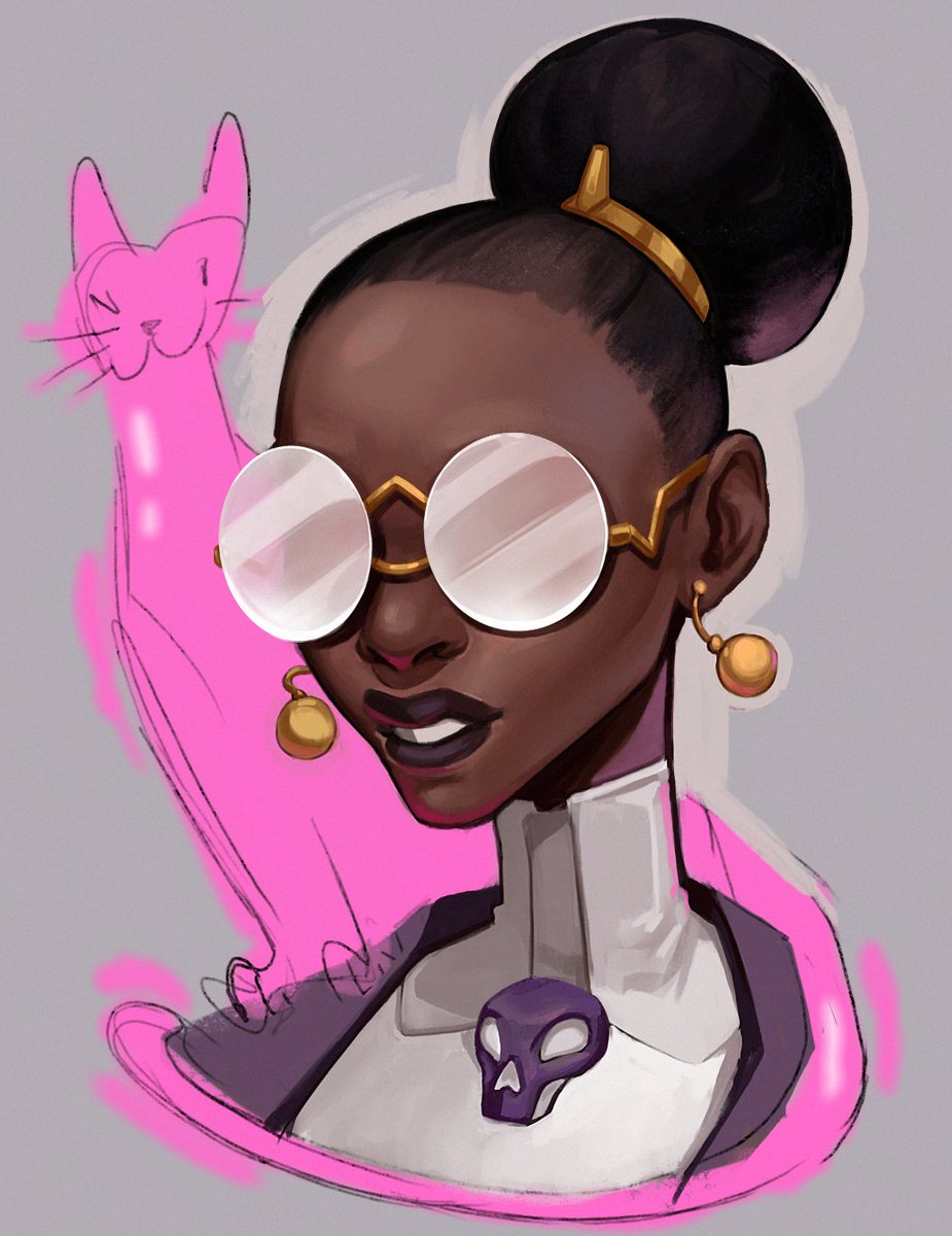 had Deadlock on the brain, enjoy this wonderful Ava #deadlockfanart #thedoorman #Calico