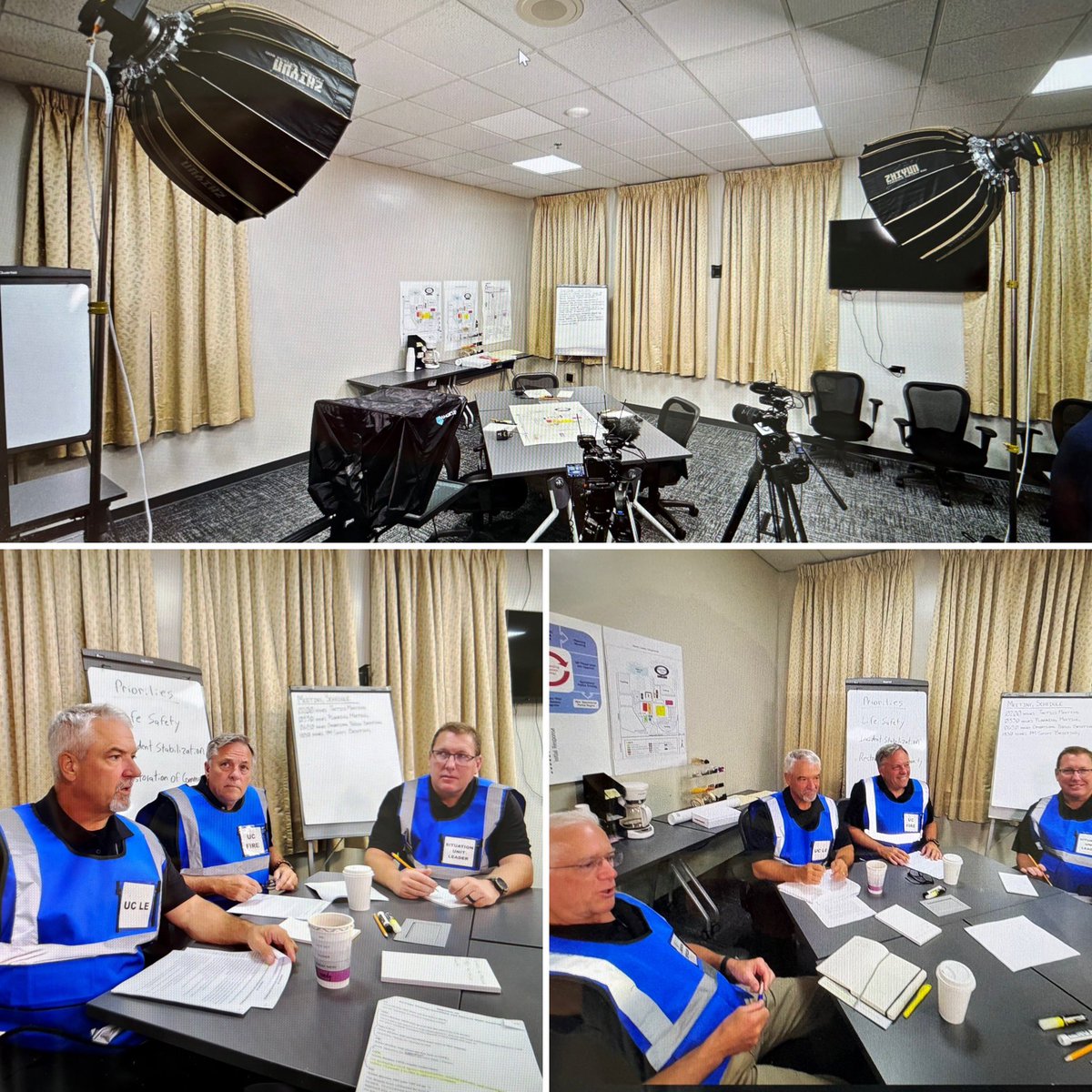 HolgersonJohn's tweet image. And that’s a wrap! New Planning P video shooting completed -now onto the editing phase of production. Have a much greater appreciation of what goes on behind the scenes and how hard it is to get it right #FEMA-NDEMU #PlanningP #video #emergencymanagement