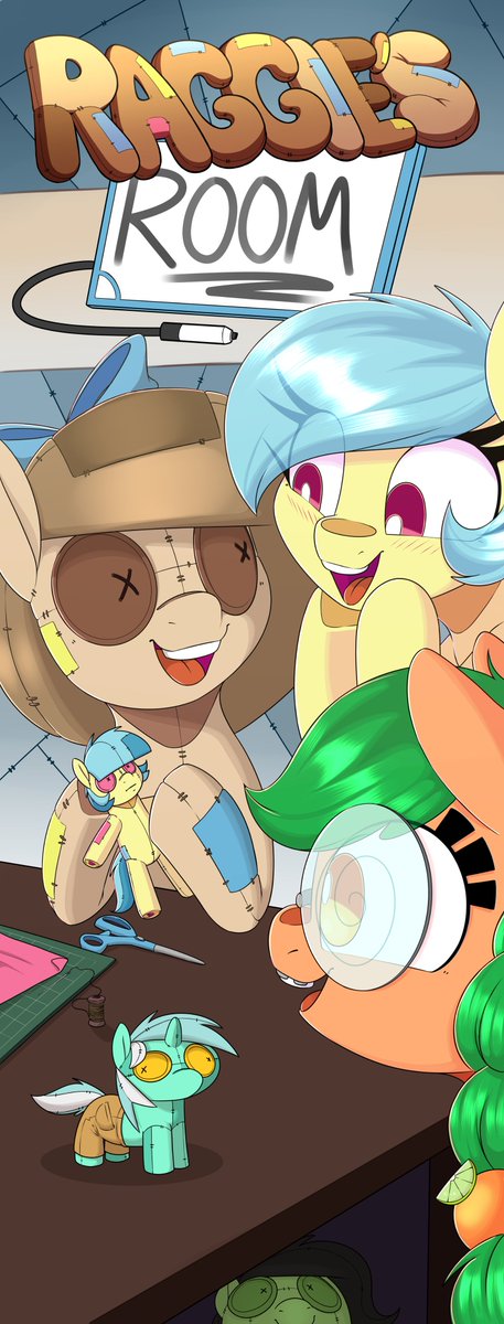 The Signage I made for Raggie's Room at Mare Fair 3 2025, been so long since I've drawn or even seen Raggie, jumped at the chance to make this one, She means so much to me, I wouldn't be here drawing today if it wasn't for Raggie