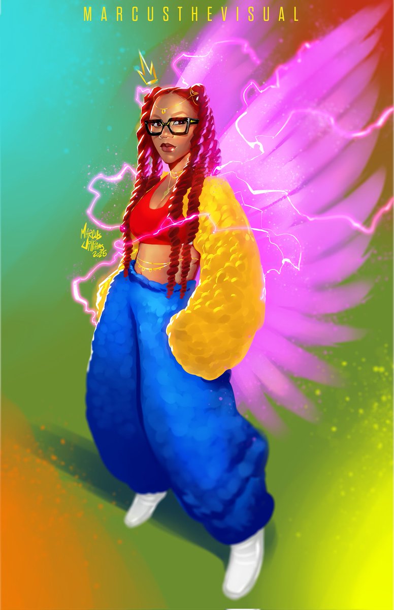 marcusthevisual's tweet image. Finished Digital Painting piece from last night&apos;s LIVE inspired by this talented fashion designer. Check out the live process on my YouTube page. Piece ya&apos;ll