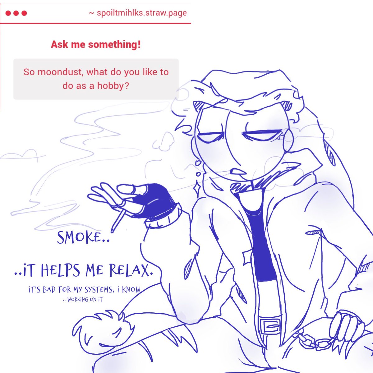 Spoilt_Mihlk's tweet photo. He smokes VERY OFTEN!!
https://t.co/SZ0azjJkVy
#moondrop #fnaf #fnafsb #securitybreach #dca #dcafnaf #daycareattendant #oc #ABadTeaserau #moondust https://t.co/zx05fQBTcM