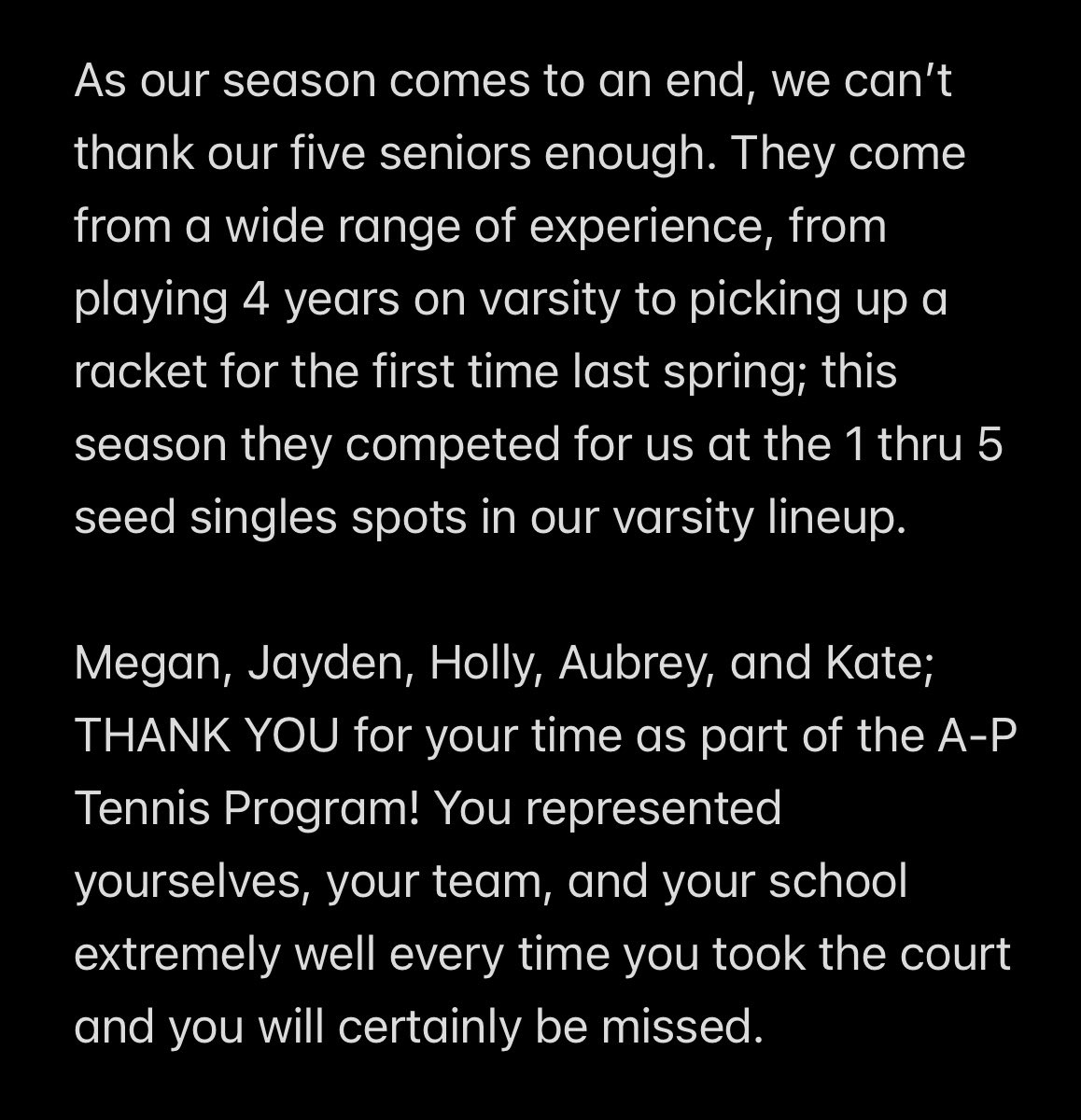 A-P Tennis (@apfalconstennis) on Twitter photo 