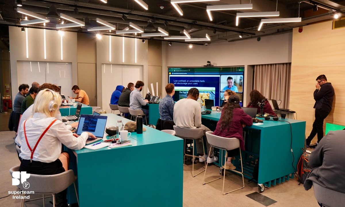 Yesterday’s Talent Hub at <a href="/dogpatchlabs/">Dogpatch Labs</a> brought builders together through two sessions 🧪🥼

Giovanni Rauzino led a UI/UX session on why design goes beyond visuals and how first impressions drive adoption 💻

We then hosted a team-matching mixer for the <a href="/colosseum/">Colosseum</a> hackathon,