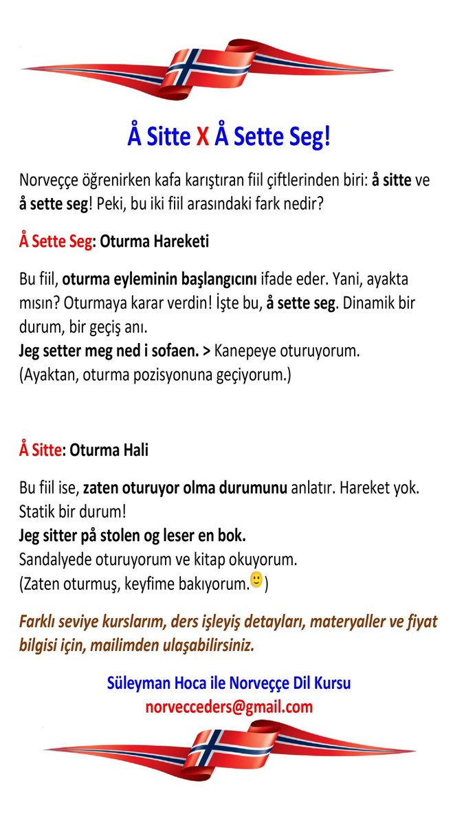 #süleymanhoca #norveccedilkursu #norveçceözelders #learnnorwegian #norvecce #norvecceöğreniyorum #norveç #ibsen #udi #learnnorwegianonline #speaknorwegian #learnnorwegian #norskprøve #nokut #hkdir #helsedirektoratet