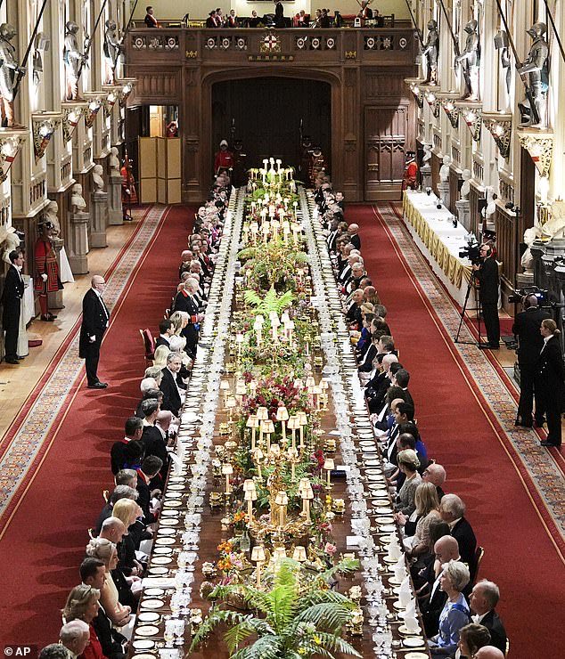 troubleshade's tweet image. Brits will call Meghan “unrelatable” and “out-of-touch” for making jam and using flower sprinkles in her food but then, they will turn around and support something like this when there are thousands of food banks across their country 🤦🏽‍♀️