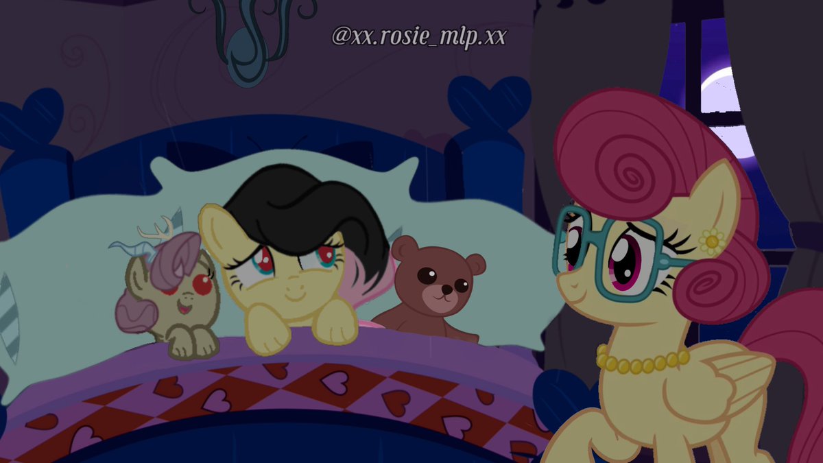 Rosie_Mlp's tweet image. Sleepovers at grandmas are always the best! 🌙💙✨

 (You guys really liked one of my post with grandma shy so I decided to make more 🫶) #mlp #mlpfanart #mlpoc #mlpau #mlpnextgenau #fluttercord #fluttercordnextgen