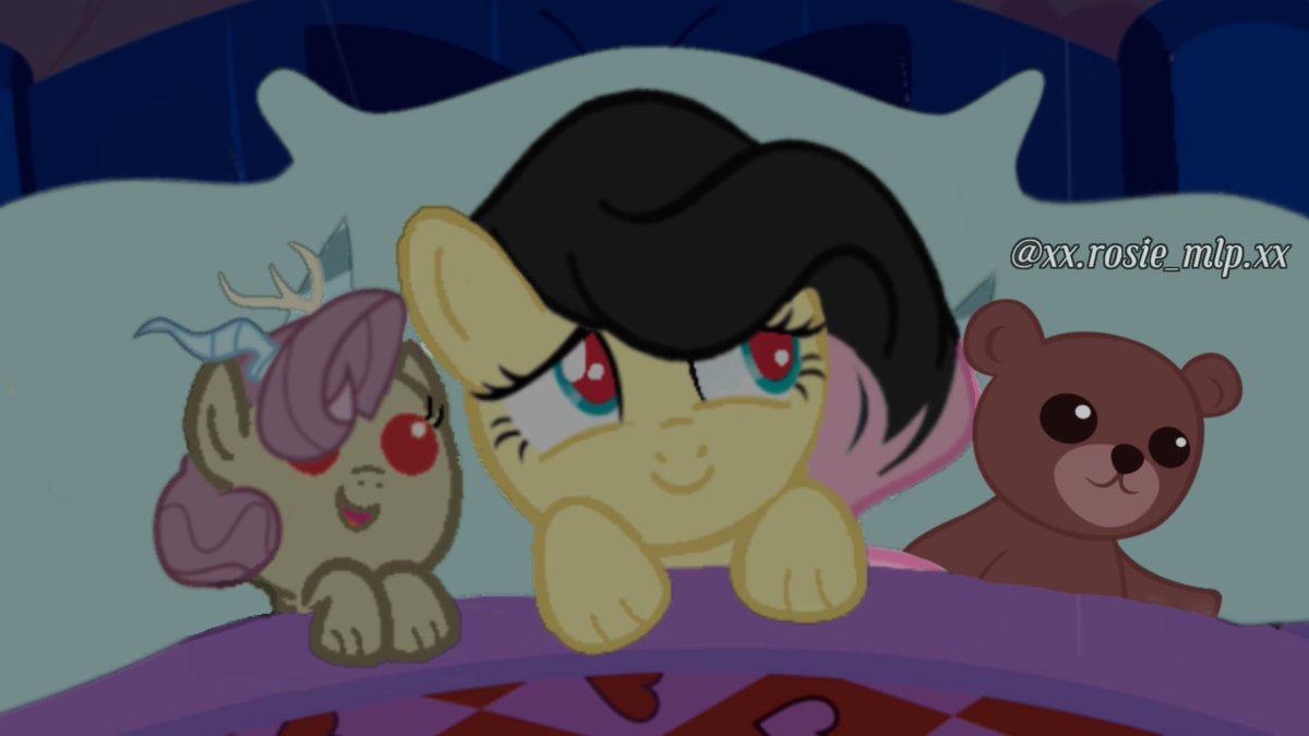 Rosie_Mlp's tweet image. Sleepovers at grandmas are always the best! 🌙💙✨

 (You guys really liked one of my post with grandma shy so I decided to make more 🫶) #mlp #mlpfanart #mlpoc #mlpau #mlpnextgenau #fluttercord #fluttercordnextgen