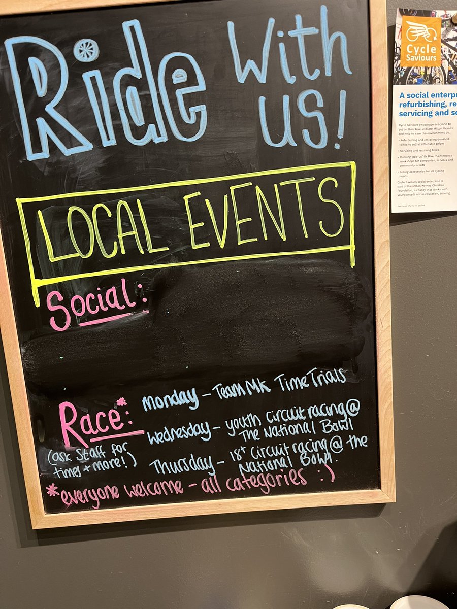 Lovely little shuffle out to <a href="/TrekMK/">Trek Bicycle MK</a> via <a href="/Stonycoffee/">Out Of Office Coffee</a> stopping for a chat about all things bike related (and some not) 

Great to see some of the best team kit in MK that you can buy  <a href="/TeamMKOfficial/">Team Milton Keynes</a> other teams based in MK is available …. Just ain’t as cool #TeamMK 👌