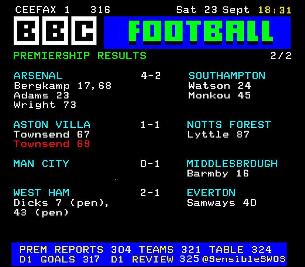Sensible Soccer tweet media