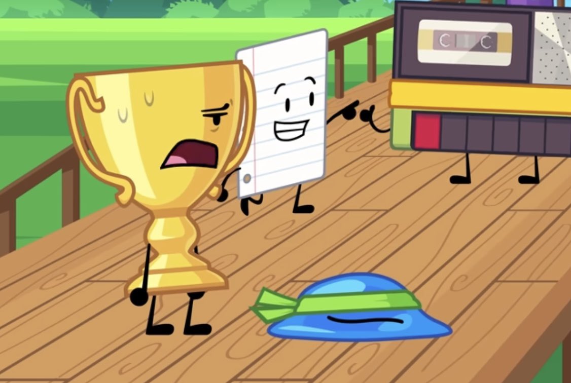 She’s like a tired mom. Oh trophy. Ohhh my woman I love you.