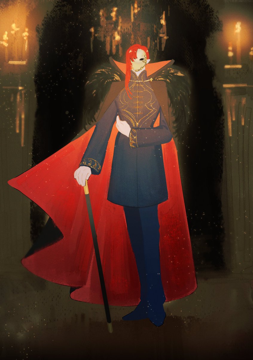 #MPC_masquerade
"Oh, good evening. I reckon we've know each other but let's introduce our-self once more."

(แวมไพร์มาแล้วคร้าบ)