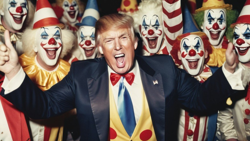 HabsHappy's tweet image. Elect a Clown ..expect a Circus