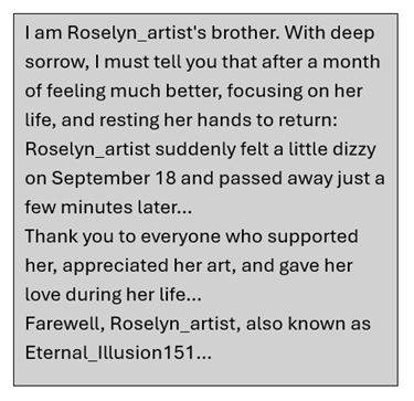 Roselyn Artist tweet media