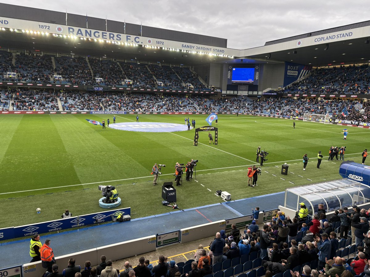 Pleasure to be in the press box today as Heart and Hand’s (<a href="/ibroxrocks/">Heart & Hand Podcast</a>) designated #RealJournalist