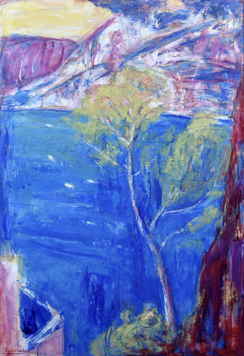 misha_sydorenko's tweet photo. Vers l’azur #oilpainting on #canvas by #mishasydorenko #contemporaryartist #artcollectors #nice #paysagemagnifique #roquebrune #paysage #contemporaryart #monaco #cotedazurfrance #artgallery #cotedazurnow #capdail #mer #nature #picoftheday #mediterranean #méditerranée #paris https://t.co/P3J9d1XHVd