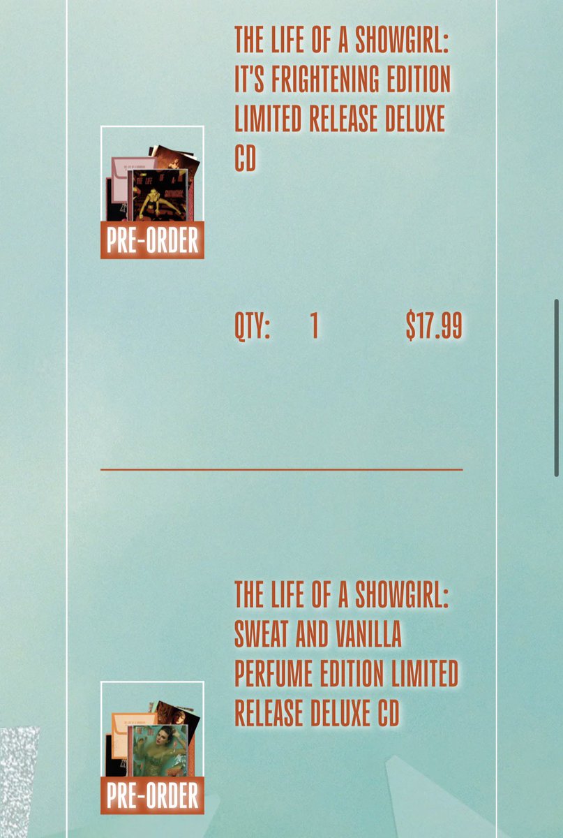 MusicWorldTay's tweet photo. @taylornation13 Can’t wait for the best vinyl packaging and the best CD experience!!!!!! #TSTheLifeOfAShowgirl https://t.co/wuAjOTlLp3