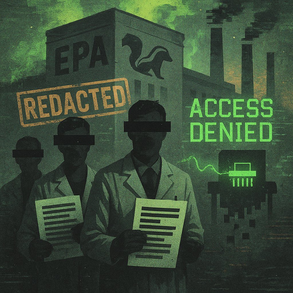 Imagine a world where pollution data vanishes behind black bars—but the smog doesn’t.

That’s not dystopia. That’s today.
StinkDEX tracks it. Read more:

tinyurl.com/2fshkkrx
<a href="/AmudalatAjasa/">Amudalat Ajasa</a> <a href="/hannah_natanson/">Hannah Natanson</a>

HEz7eqe3ZdbQa8QfLDo1JWpWzJK3bFJHy6D1PMWapump

stinkdexunofficial.com