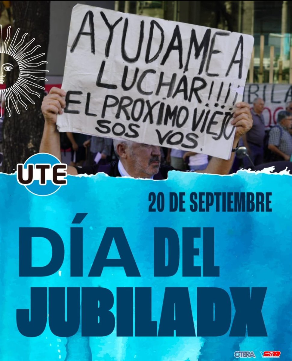 Feliz día queridos compañeros jubilados
Muchas gracias por marcarnos un camino de dignidad, solidaridad y lucha
