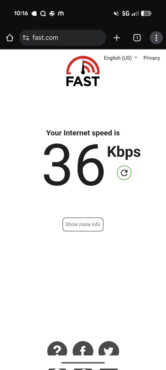 chetu_b's tweet photo. Day 1
@airtelindia @Airtel_Presence 
My complaint closed without any resolution. I have raised the new one.

After paying so much for the 5G this is the speed I get. 

@DoT_India @TRAI @jagograhakjago https://t.co/YyPwRV7QXb