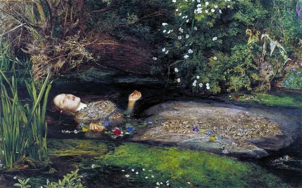 tswifterastour's tweet photo. the background looking a lot like the ophelia painting her mind is insane actually https://t.co/dn41lG9dXL